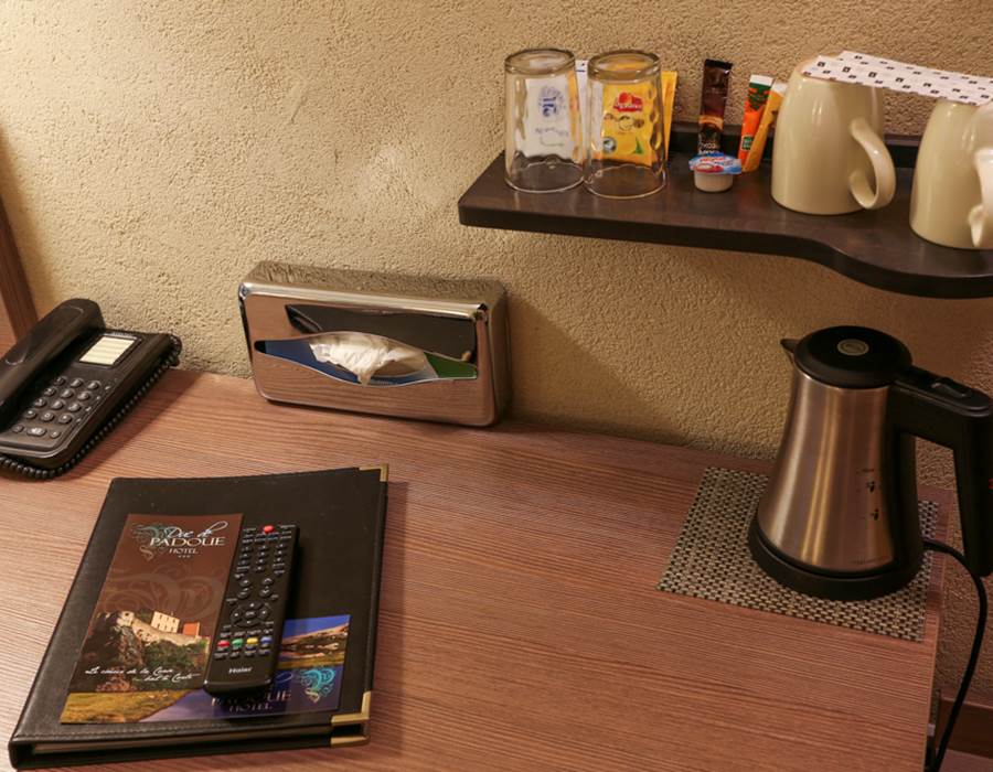 Plateau de courtoisie en chambres