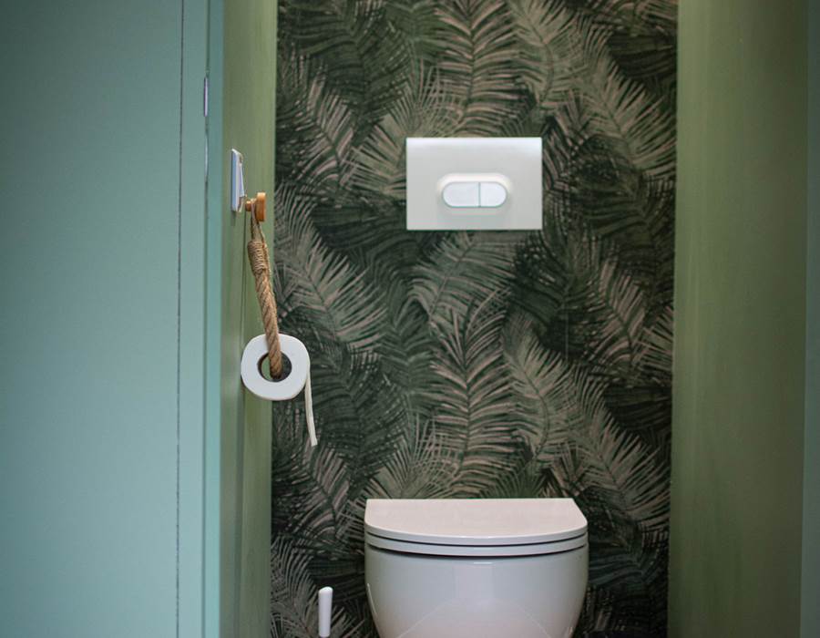 Chambre d'hôtes les chemins de Berdis Blanche toilettes