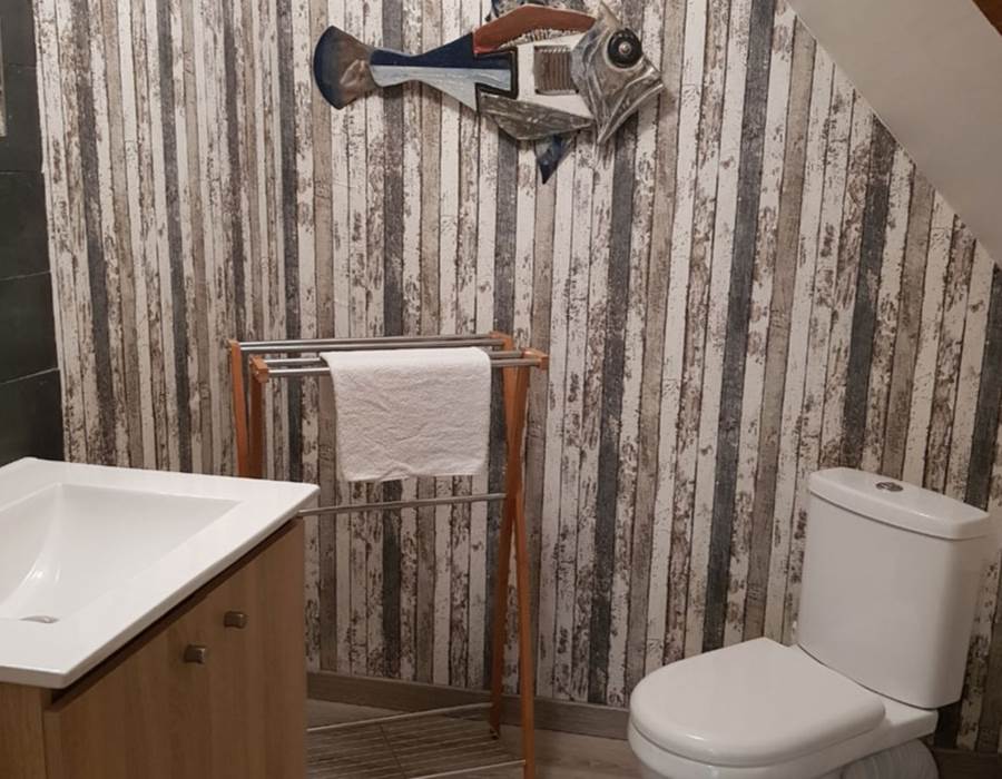 Le Colombier Bretagne, chambres d'hôtes Cabine de plage - Toilettes séparées
