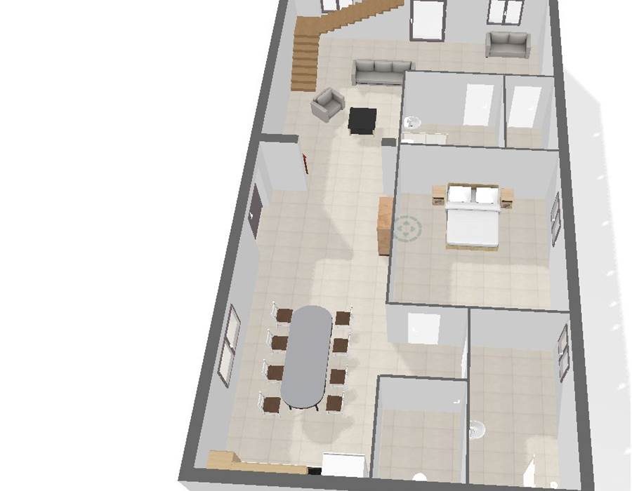 Plan 3D Rez de chaussée