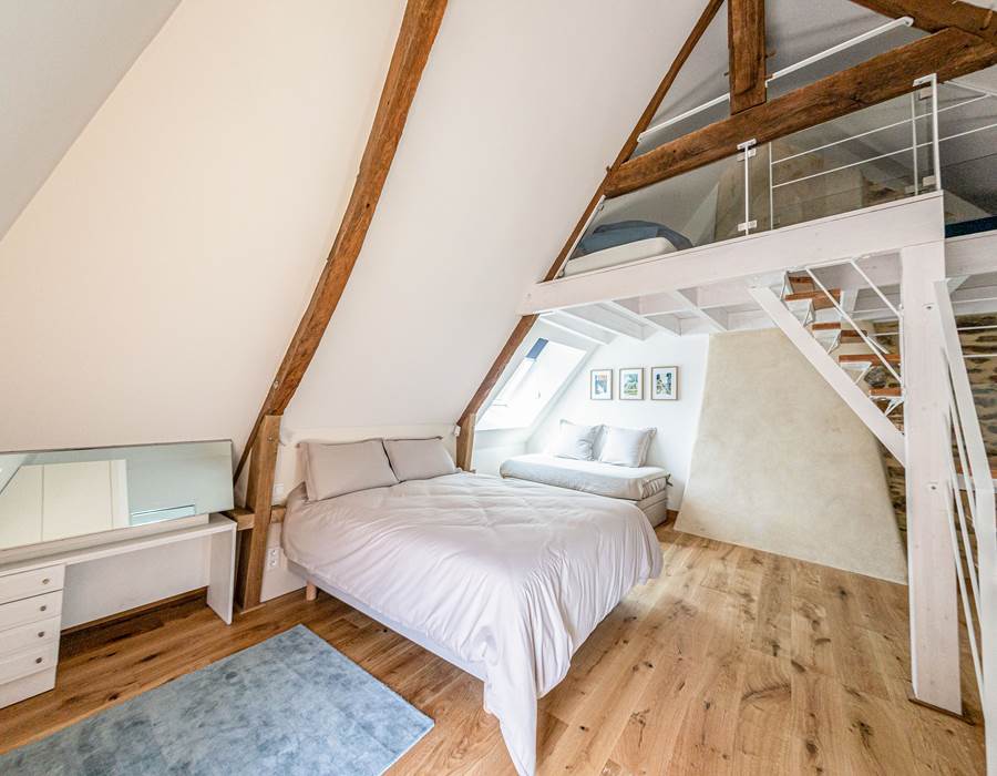 Chambre familiale avec lit 160x200 et mezzanine