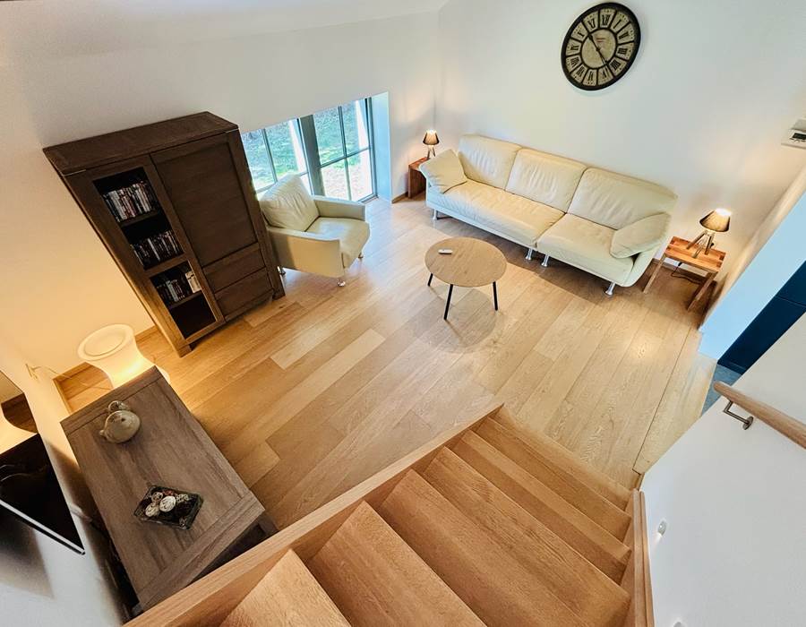 Salon vu d'en haut - Gîte LAK