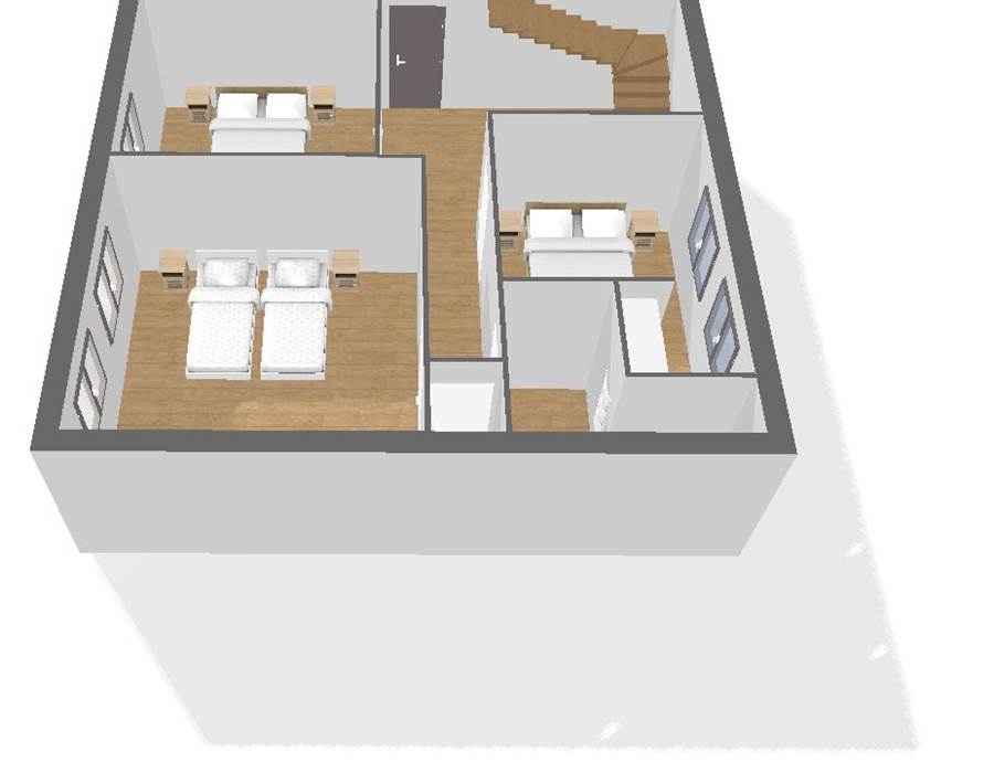 Plan 3D Rez de chaussée