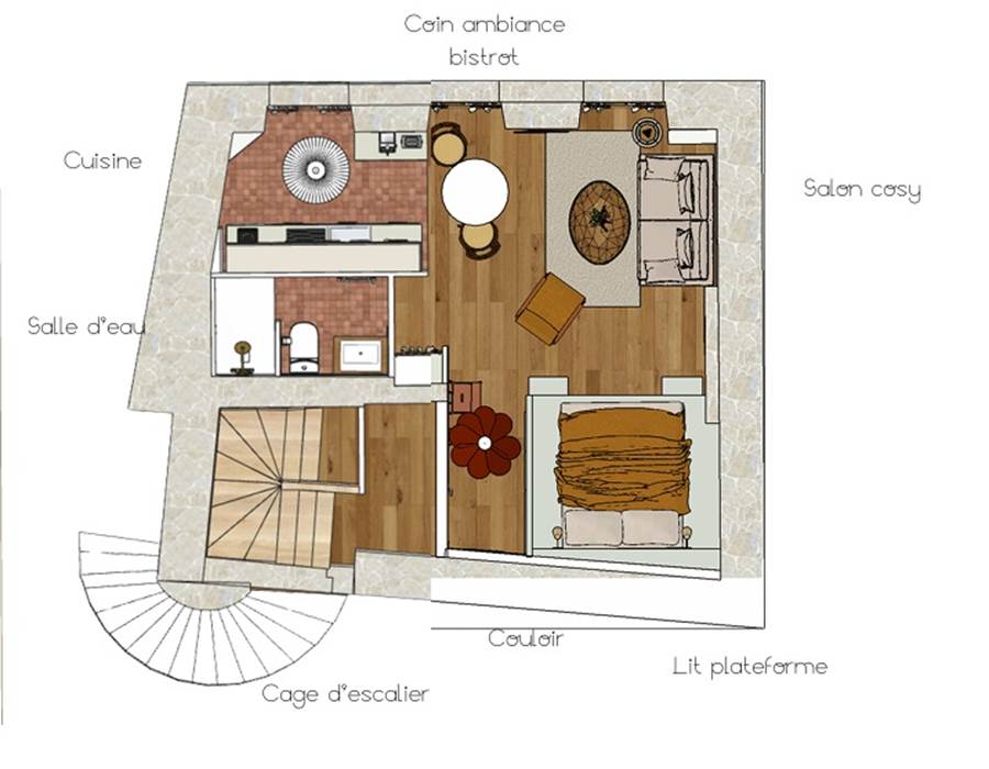 Plan del'appartement