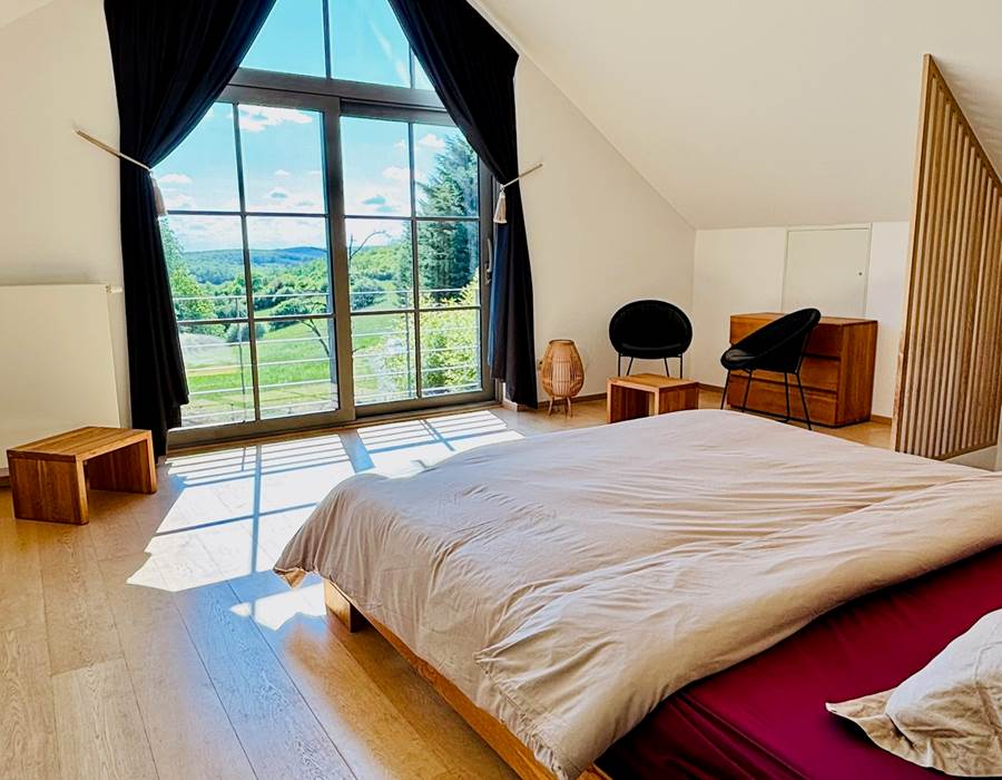 chambre lit king size - Gîte LAK
