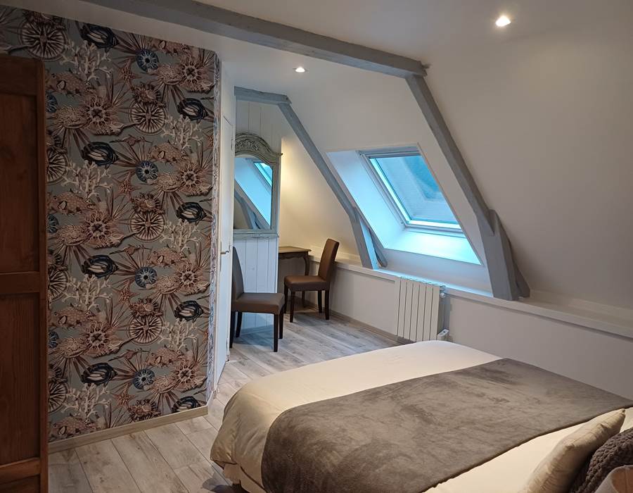Le Colombier Bretagne, chambres d'hôtes Cabane des 7 îles - vue coté chambre