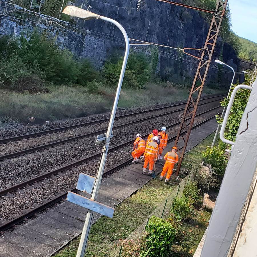 les agents SNCF au travail