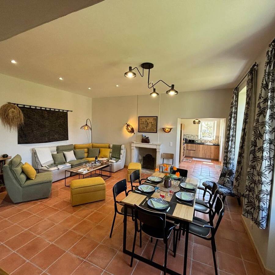 Le Clos des Agapanthes - maison intérieur, salon