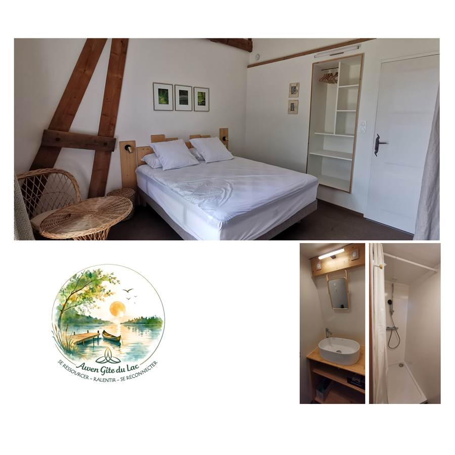 Awen_gite du lac_chambre du lac_2_rdc_Vallée de la Rance_Bretagne