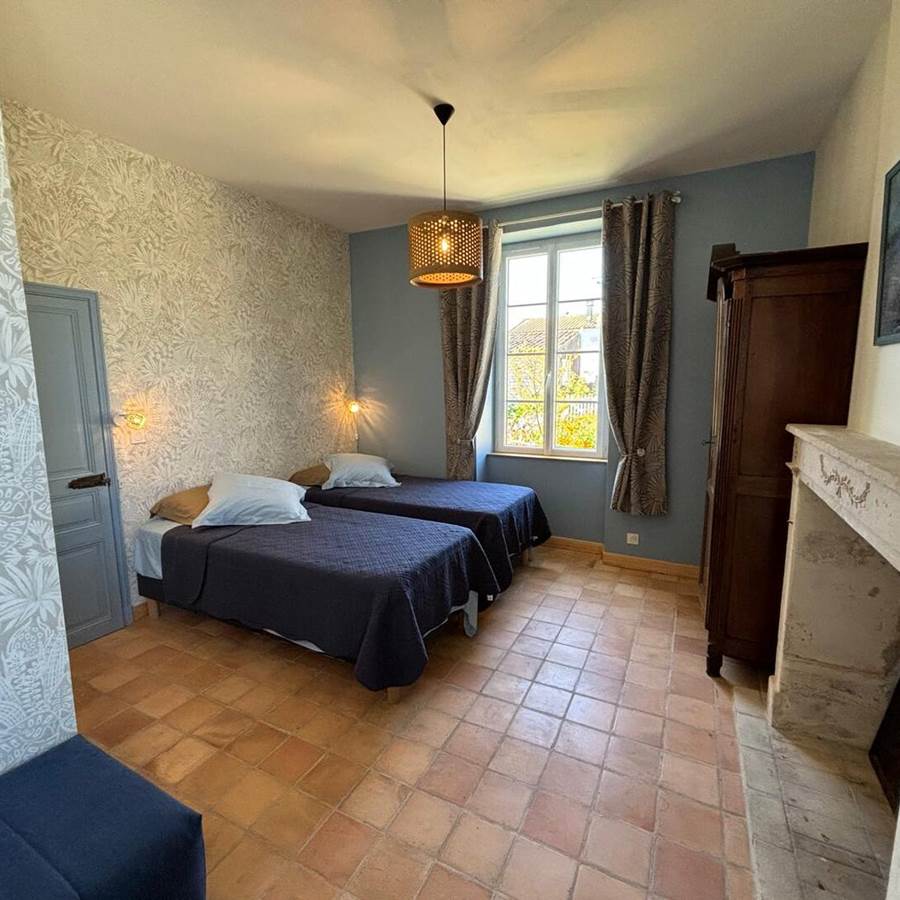 Le Clos des Agapanthes - Chambre 2 - 3 lits simples ou 1 lit double