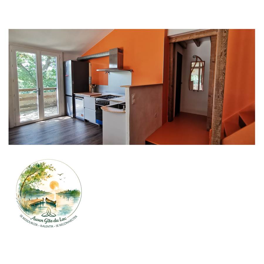 Awen_Gîte du lac_vue d'ensemble-cuisine_Vallée de la Rance_Bretagne