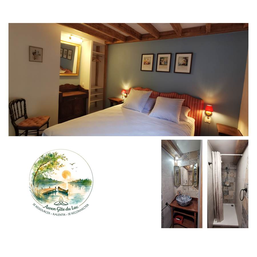 Awen_gite du lac_chambre du parc_2_rdc_Vallée de la Rance_Bretagne