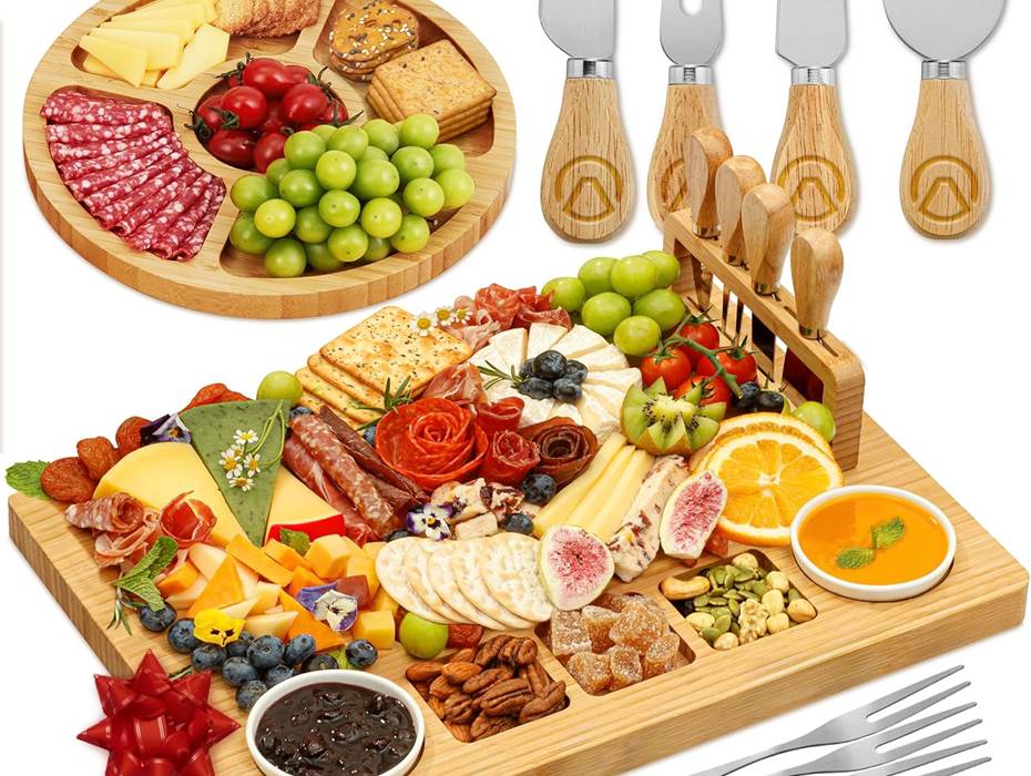 Planche charcuterie fromage et friuts