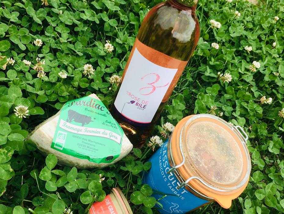 Un repas de producteurs locaux qui vous attend à votre arrivée