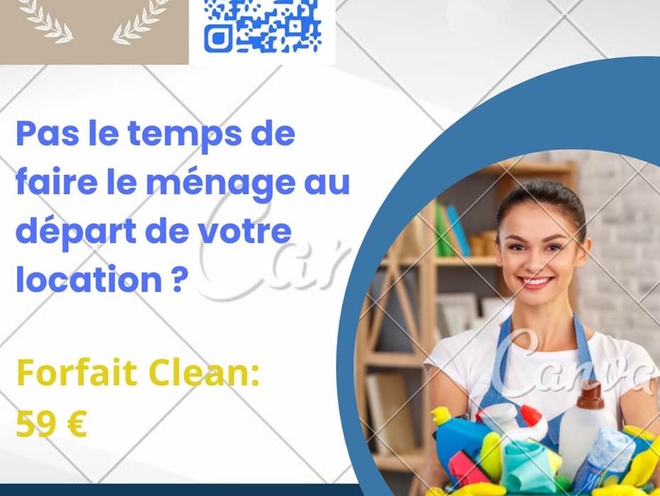 Forfait nettoyage de départ appartement ROOFTOP