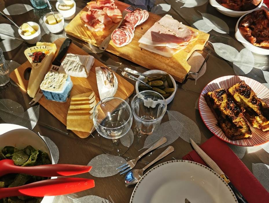 Un exemple de planche de produits du terroir