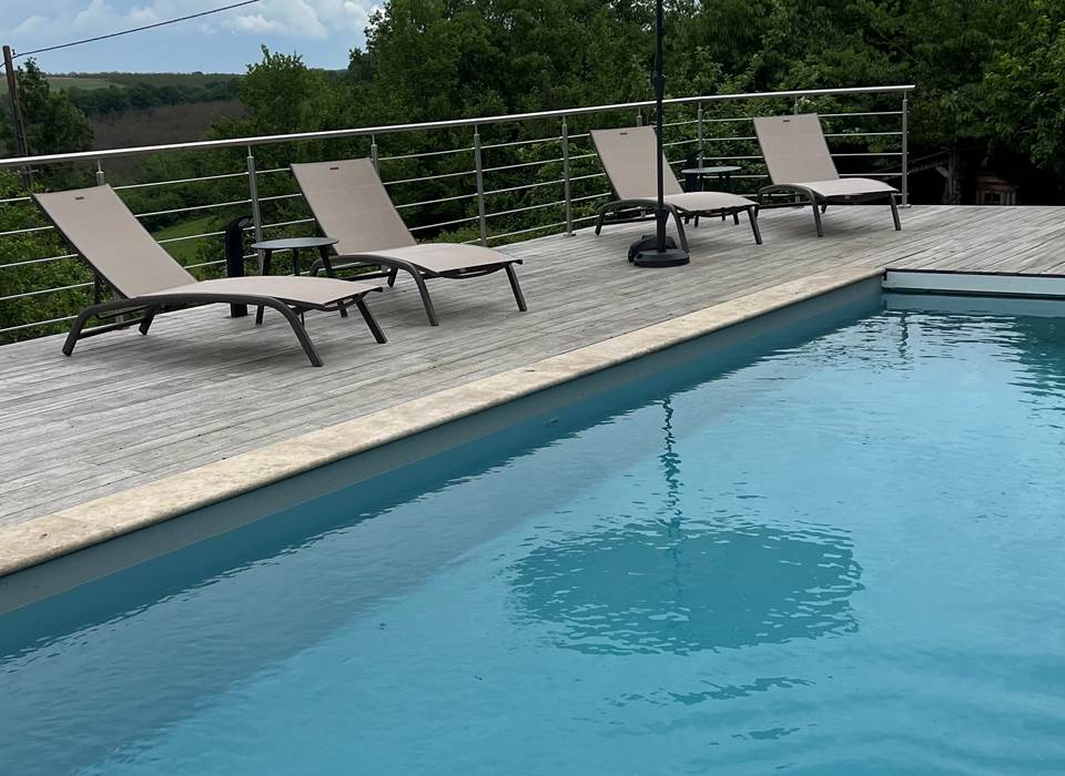 Piscine Gîte La Blanchie Haute