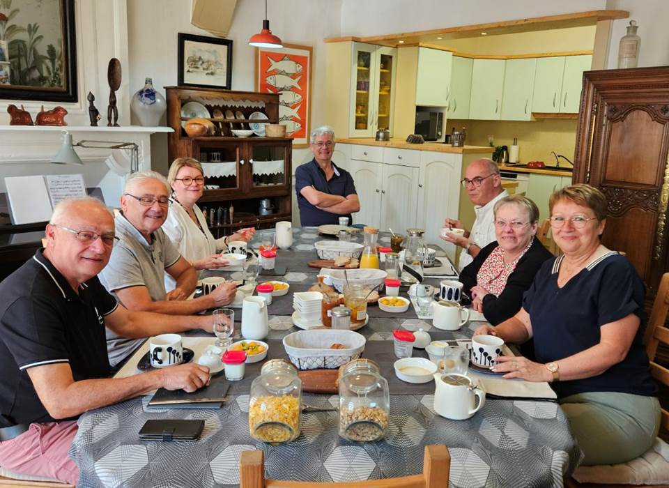 Super ambiance au petit déjeuner !
