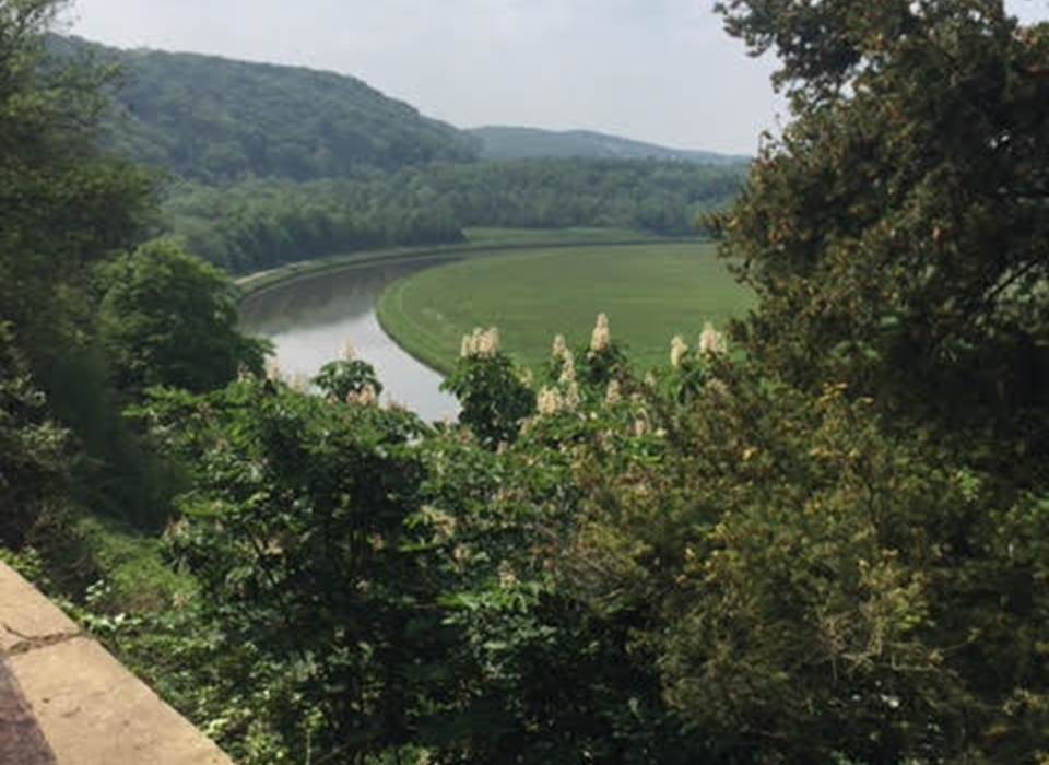 Sambre vue de l'abbaye de Floreffe