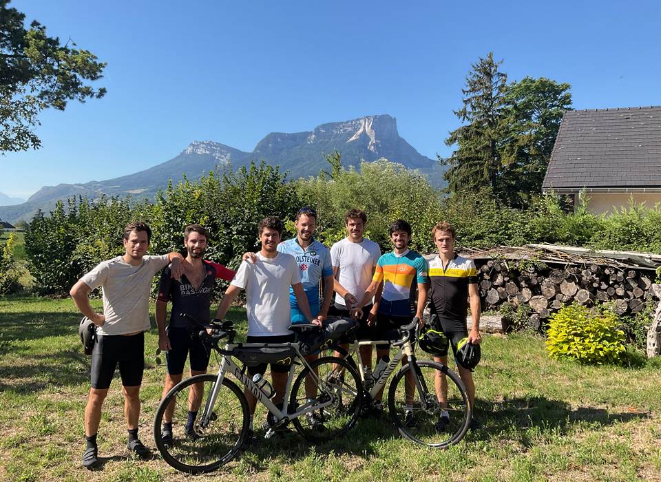 Avant le départ pour le col du Granier