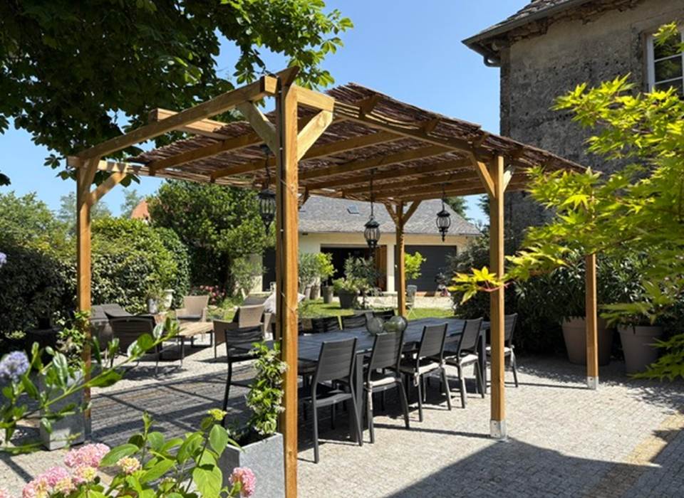 La terrasse en été