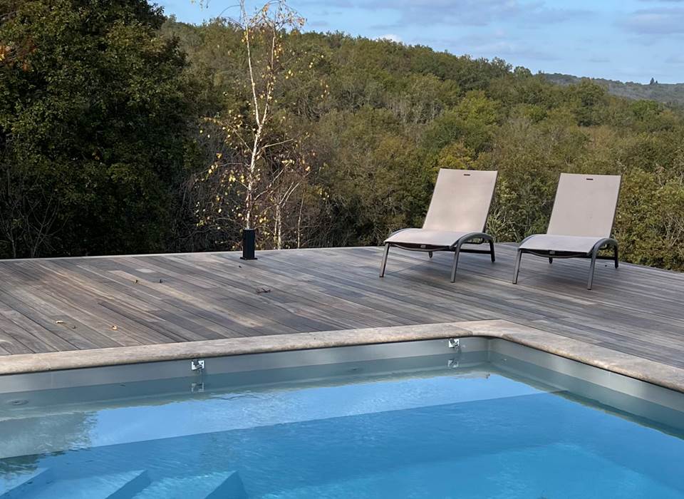 Piscine gîte La Blanchie Haute