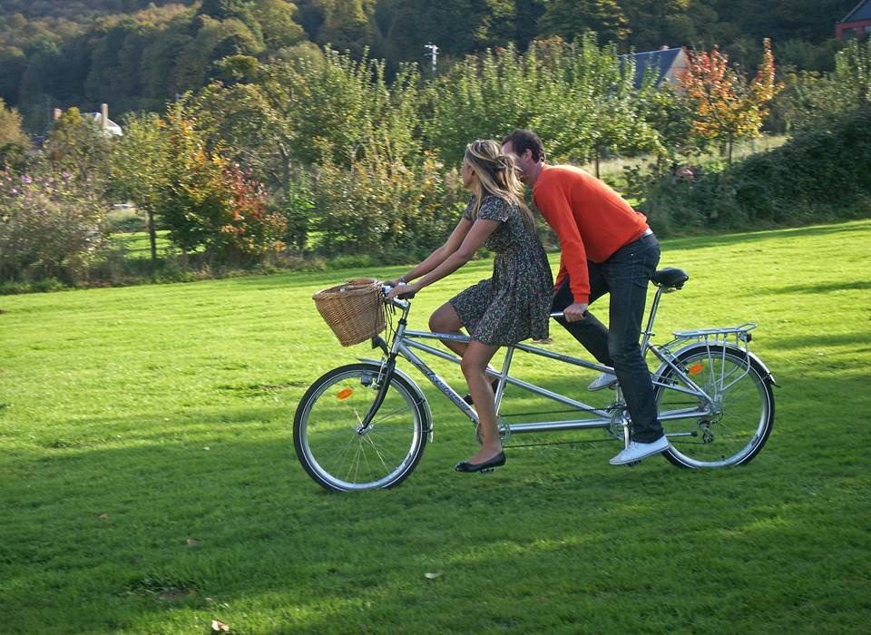 couple vélo @ Les Cigognes