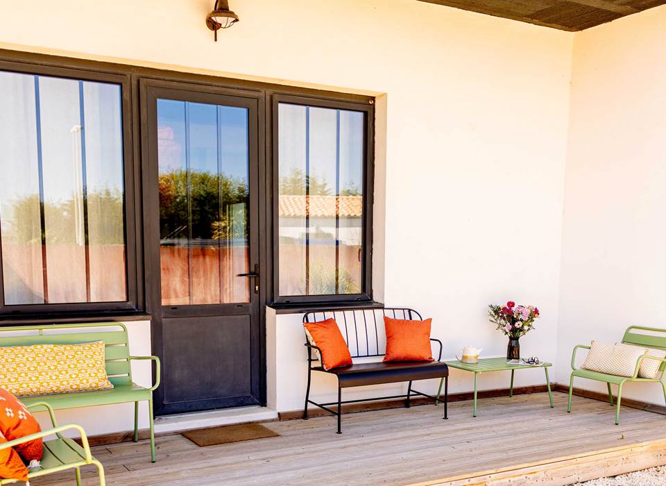 La Bergeronnette - Terrasse entrée
