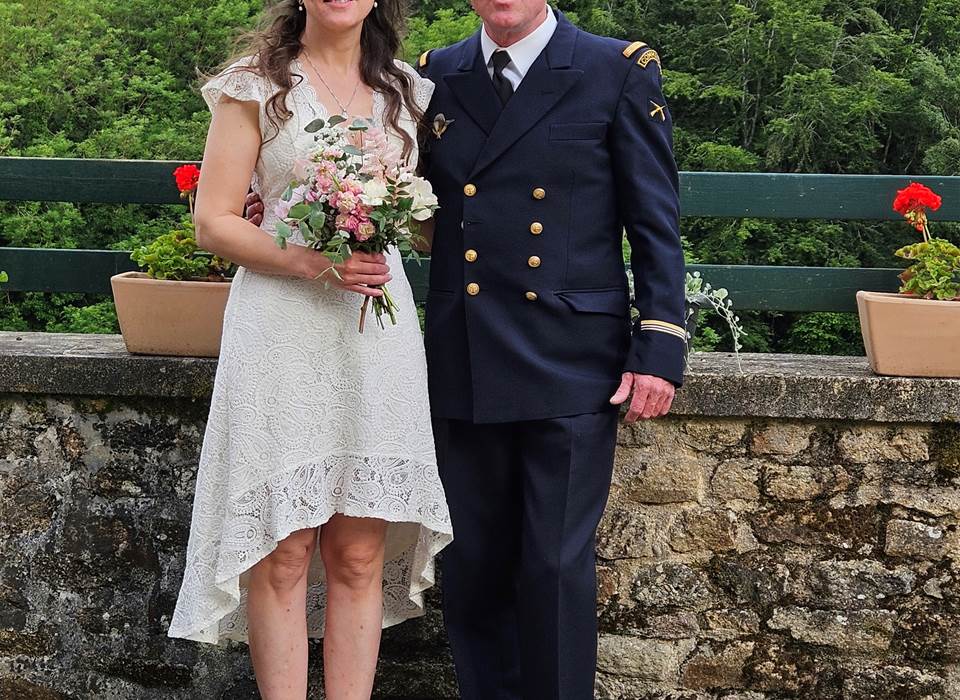 Très belle rencontre avec ce couple de jeunes mariés