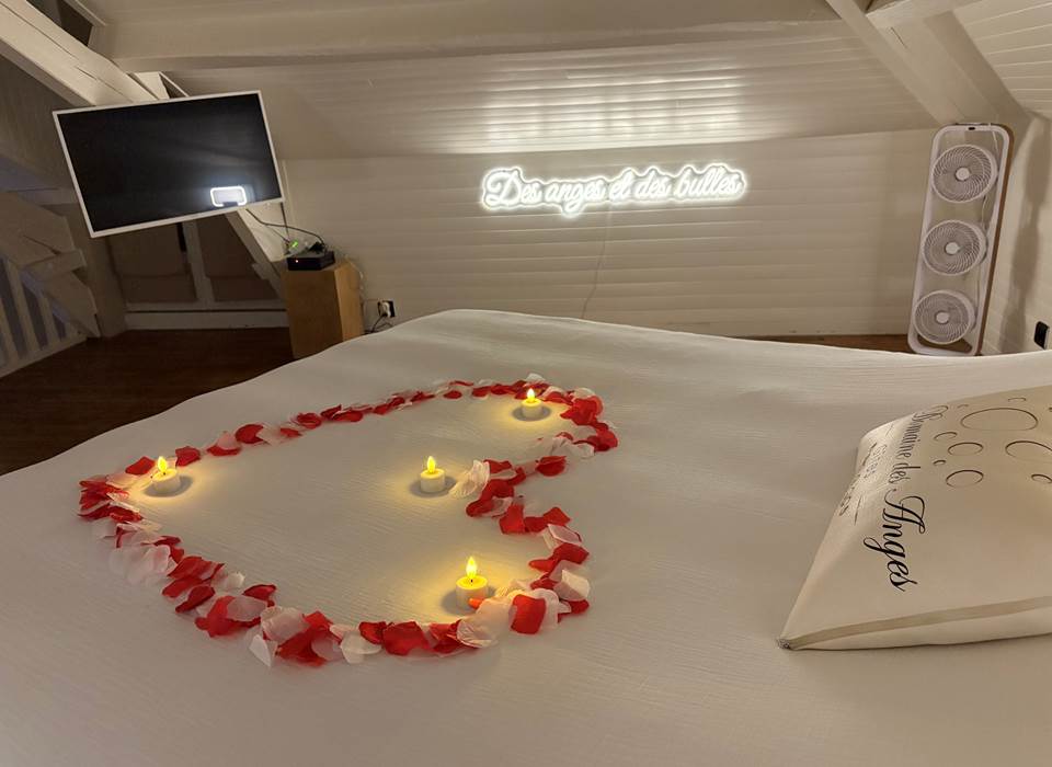 chambre " des anges et des bulles"