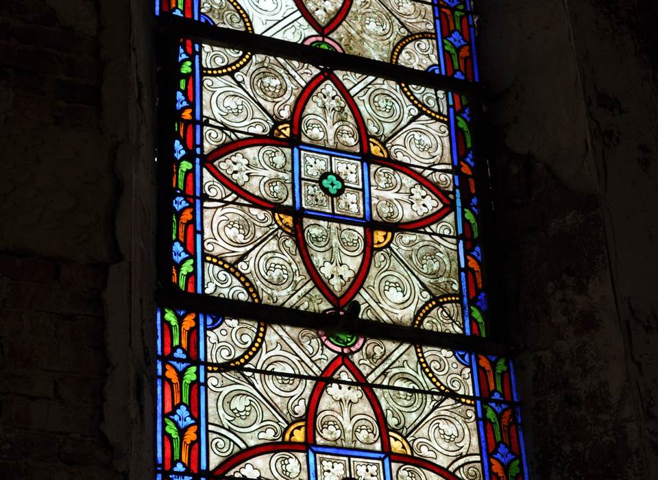 Cha^teau d'Auteuil Vitrail chapelle