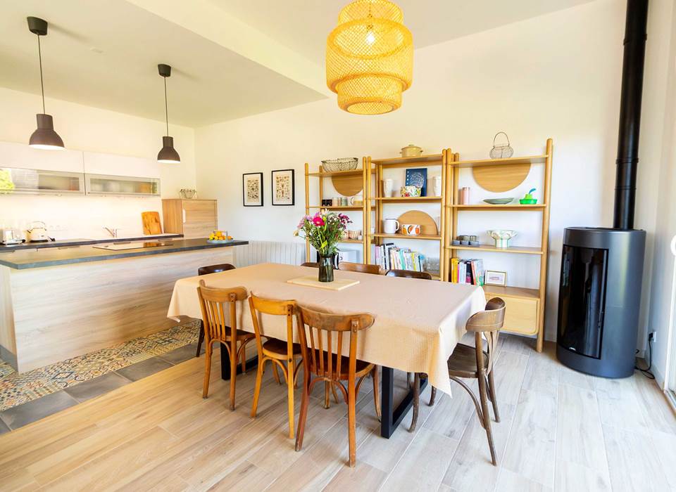 La Bergeronnette - Salon, cuisine