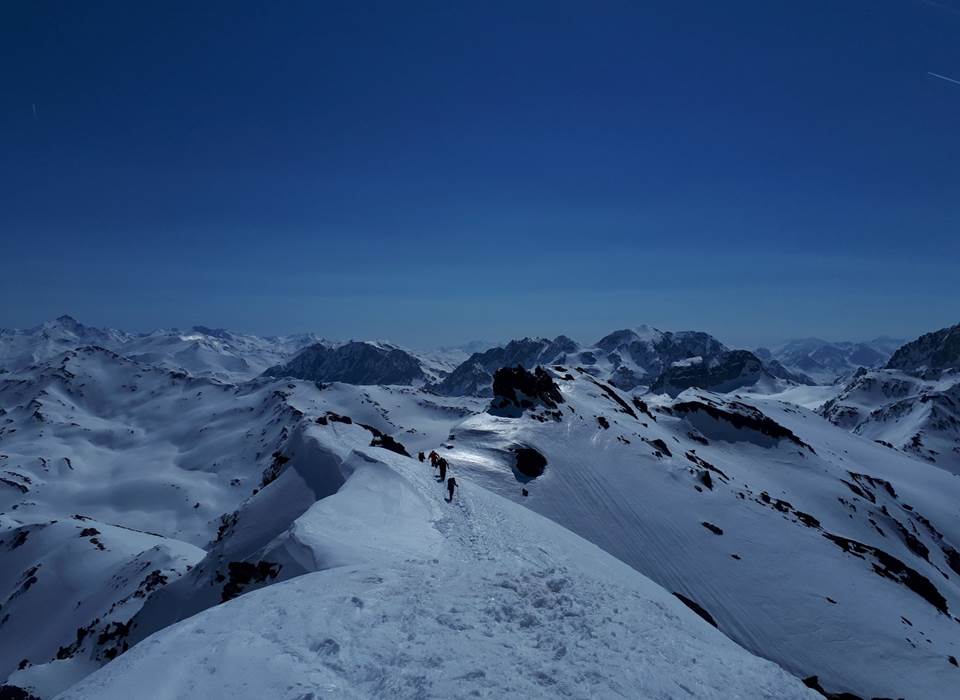Sommet de Roche Noir en ski de rando par le refuge de Terre Rouge