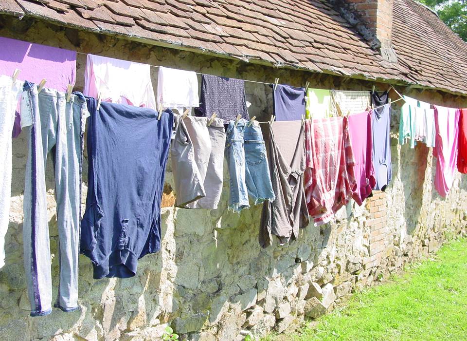 sèche linge naturel, natuurlijk drogen
