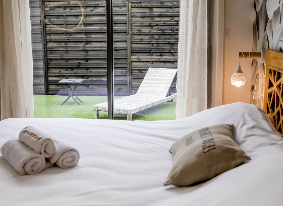 chambre paradis blanc gite " au bonheur des anges"