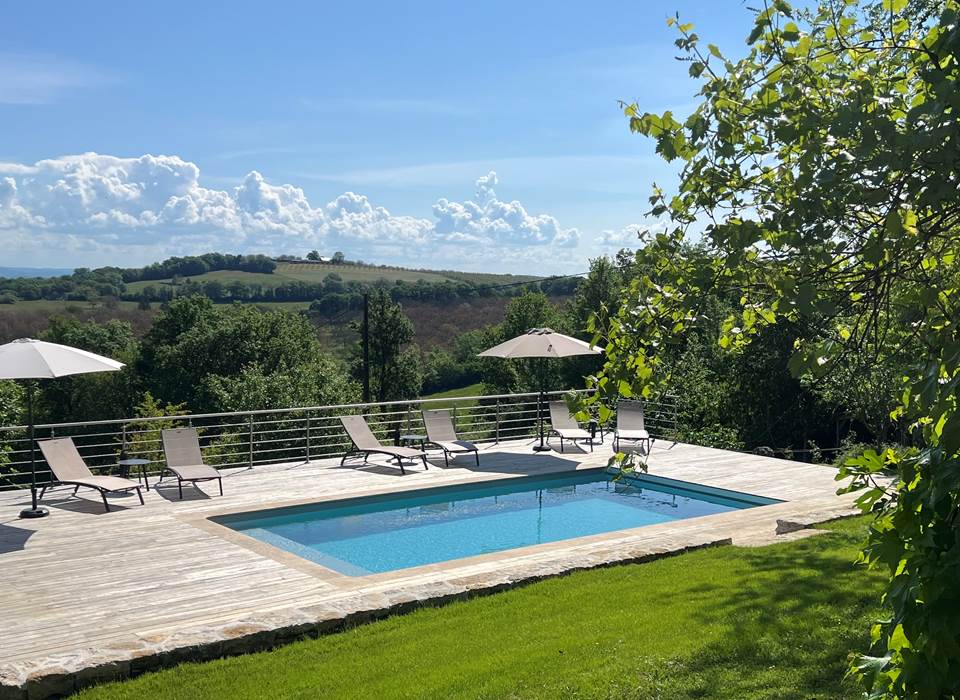 Piscine Gîte La Blanchie Haute