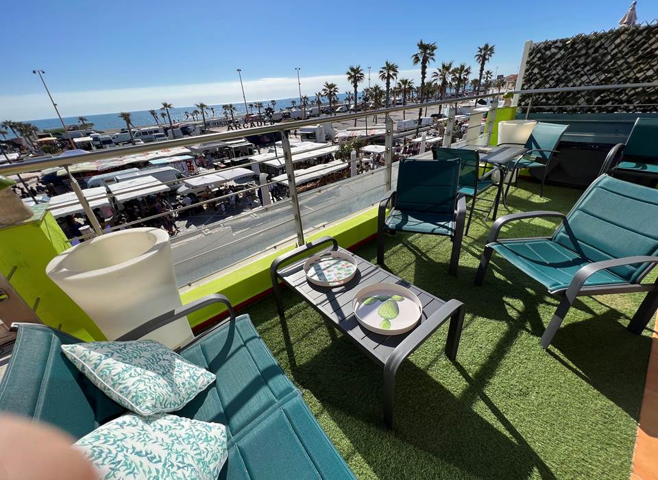 terrasse aménagée à Ecume