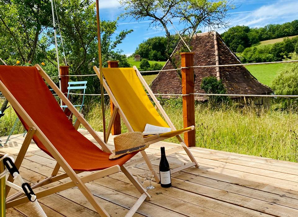 Petit Camping - chaises transat