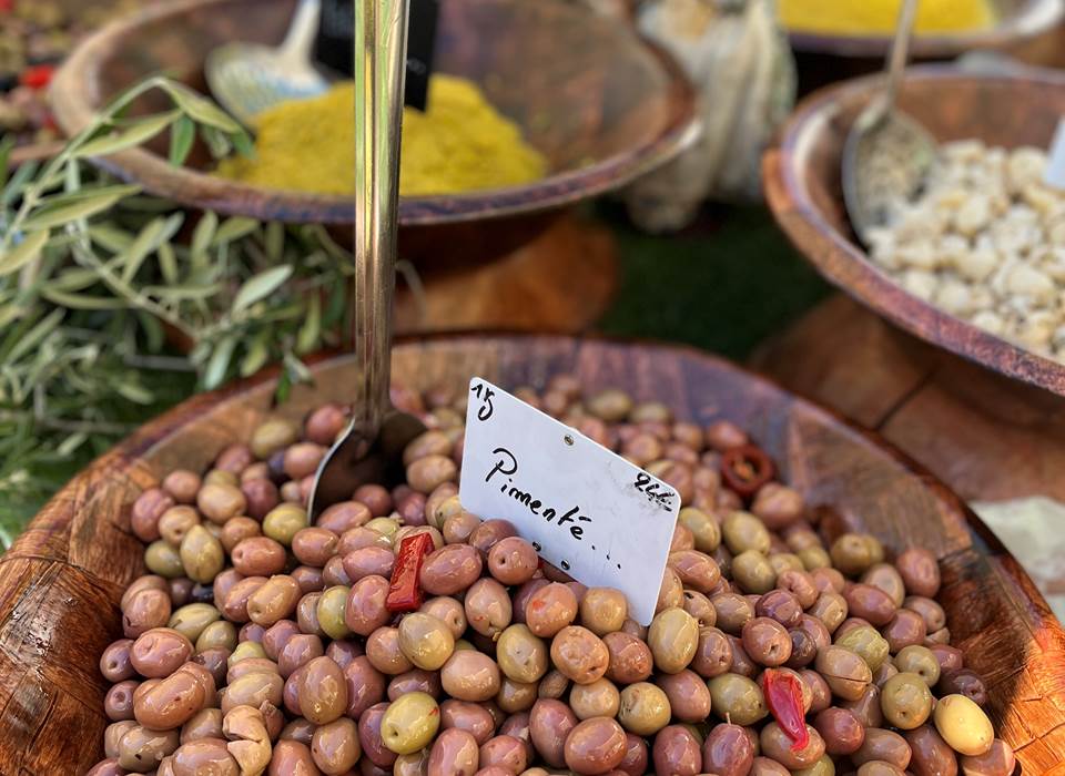Olives pimentées et autres parfums variés