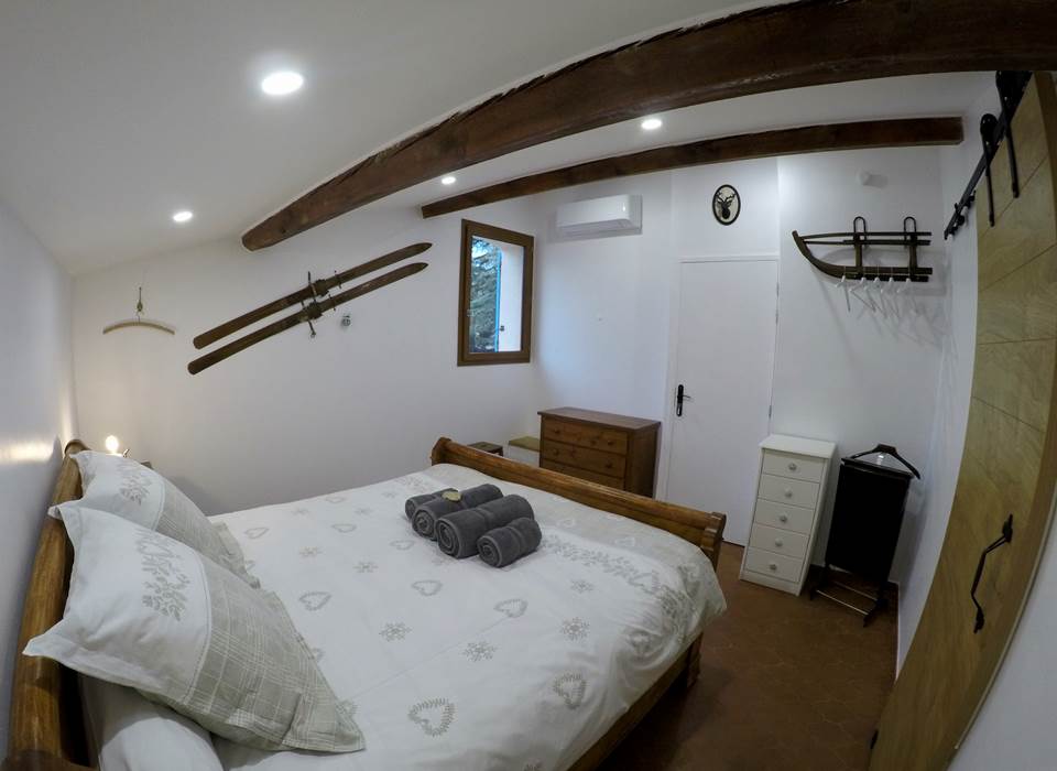 La Chambre Alpine Lit 160X200 au Cellier des Amis