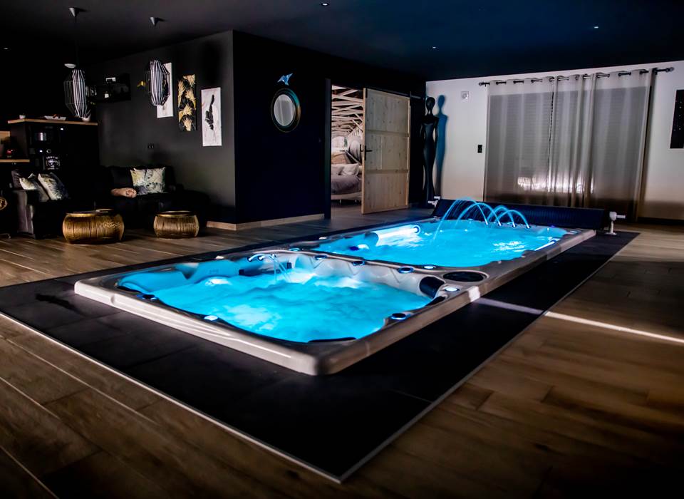 spa mini piscine gîte " au bonheur des anges"