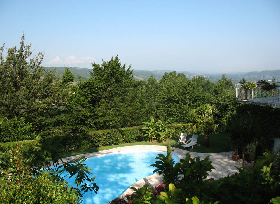 Villa Ric, repos et gourmandise à Saint-Céré proche Rocamadour, vue nature