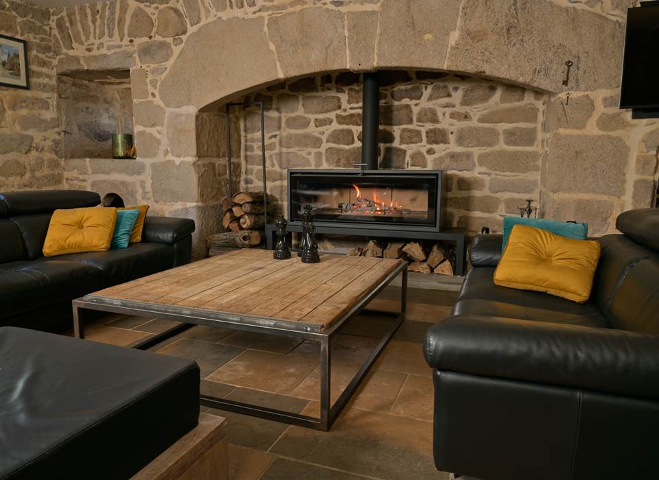 Domaine du Vidal - Le salon au coin du feu