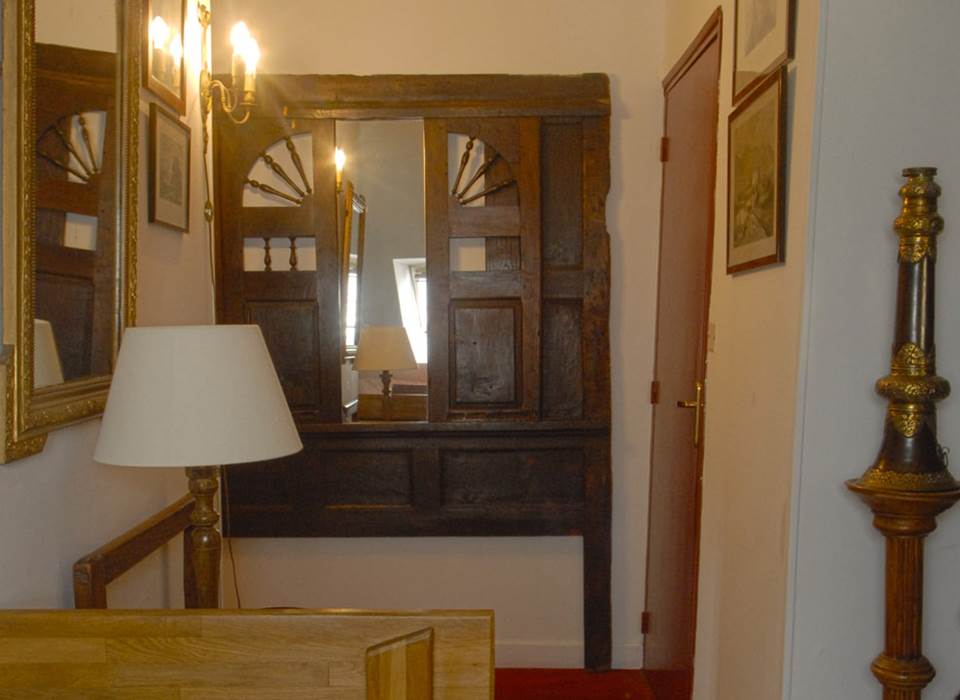 Lit clos couloir menant aux chambres Perse et Pastorale