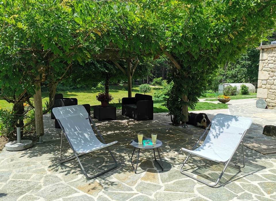 Terrasse ombragée