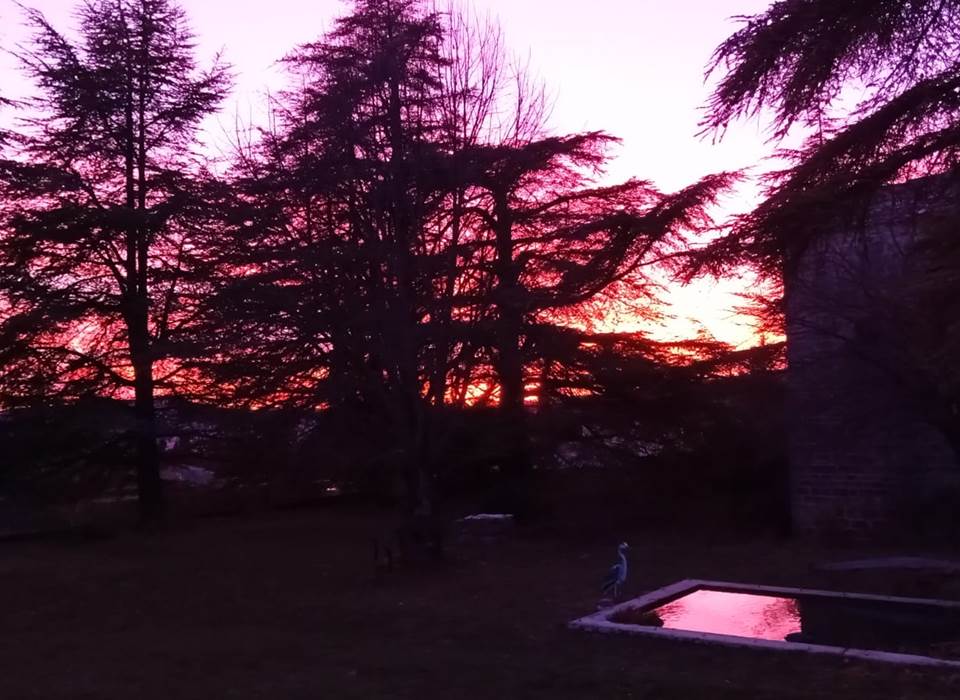 Coucher de soleil au Cellier des Amis