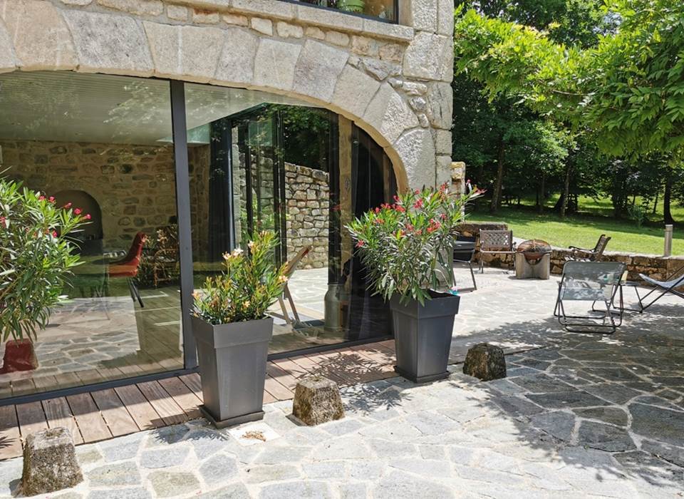 Vue extérieure sur la chambre d'hôtes