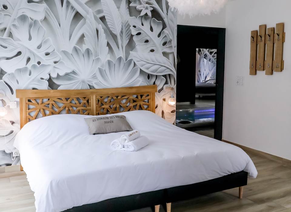 chambre au paradis blanc gite au bonheur des anges