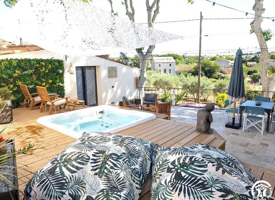 Wine Spa Privatif Gite de Charme Oenotourisme Location Hérault