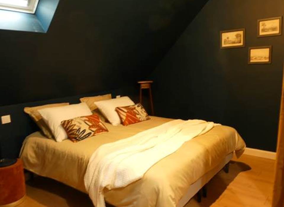 chambre bleu
